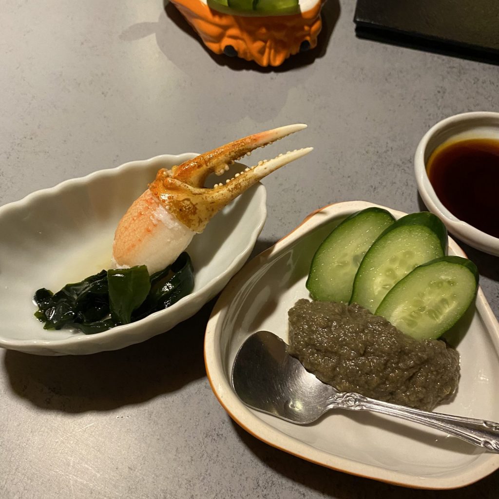 濃厚かにみそ かに酢